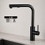 Grifo de cocina monomando Oporto negro mate de Imex